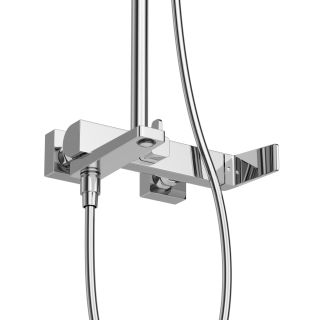 Душевая стойка со смесителем и изливом BelBagno ARDENTE-VSCM-CRM